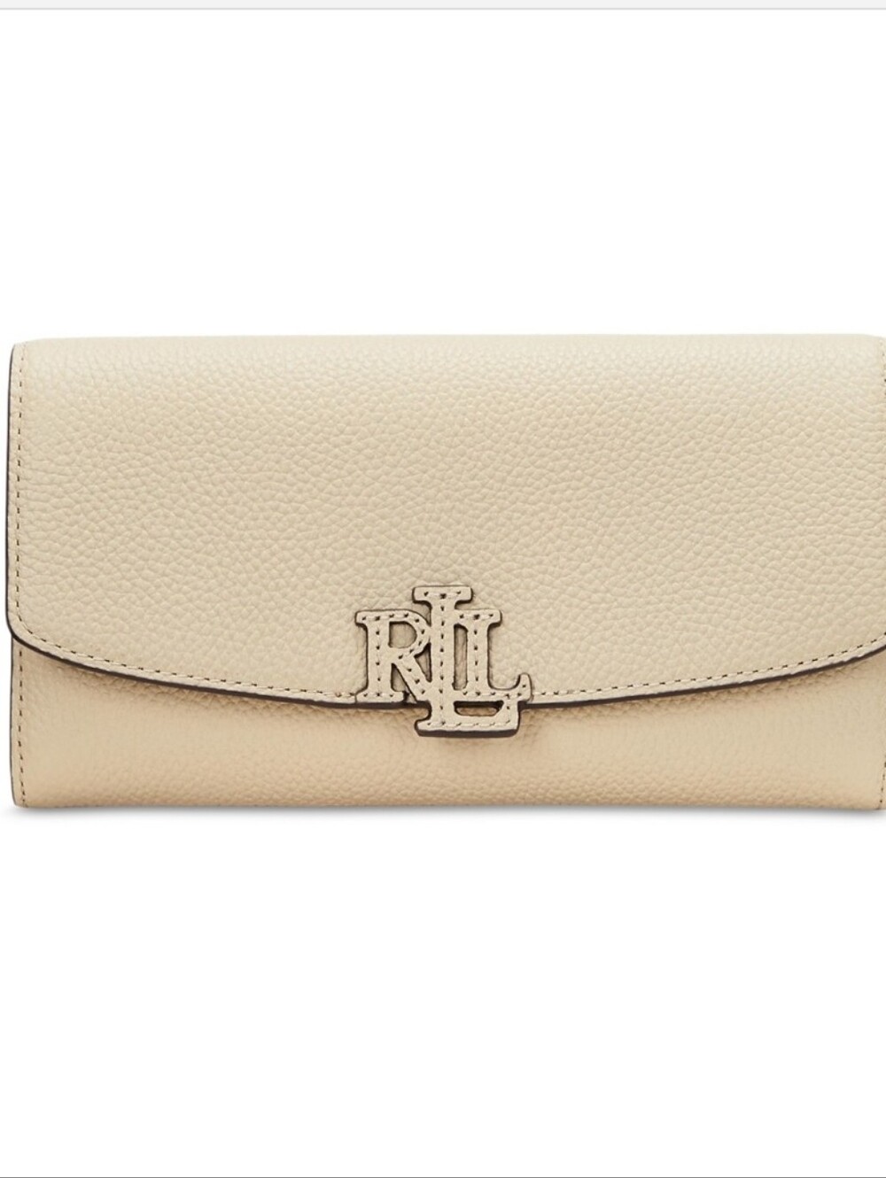 Lauren Ralph Lauren Cameryn Flap Wallet Wallet Women's Handbags Sand Dune NWT